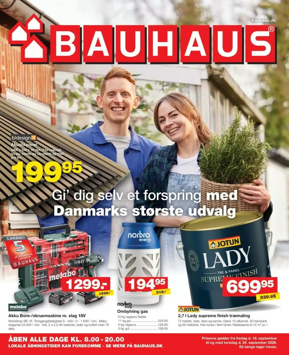 Tilbudsavis fra Bauhaus, side 1 af 24