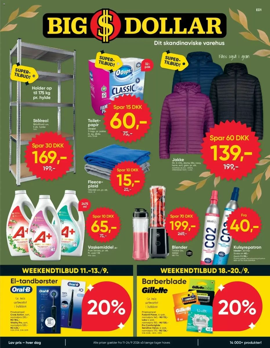 Tilbudsavis fra Big Dollar, side 1 af 8