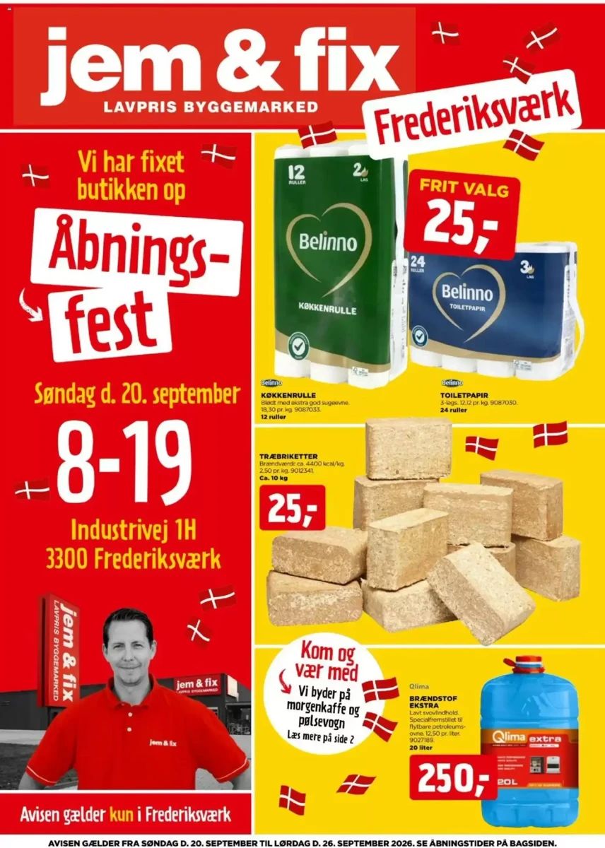 Tilbudsavis fra jem & fix, side 1 af 16