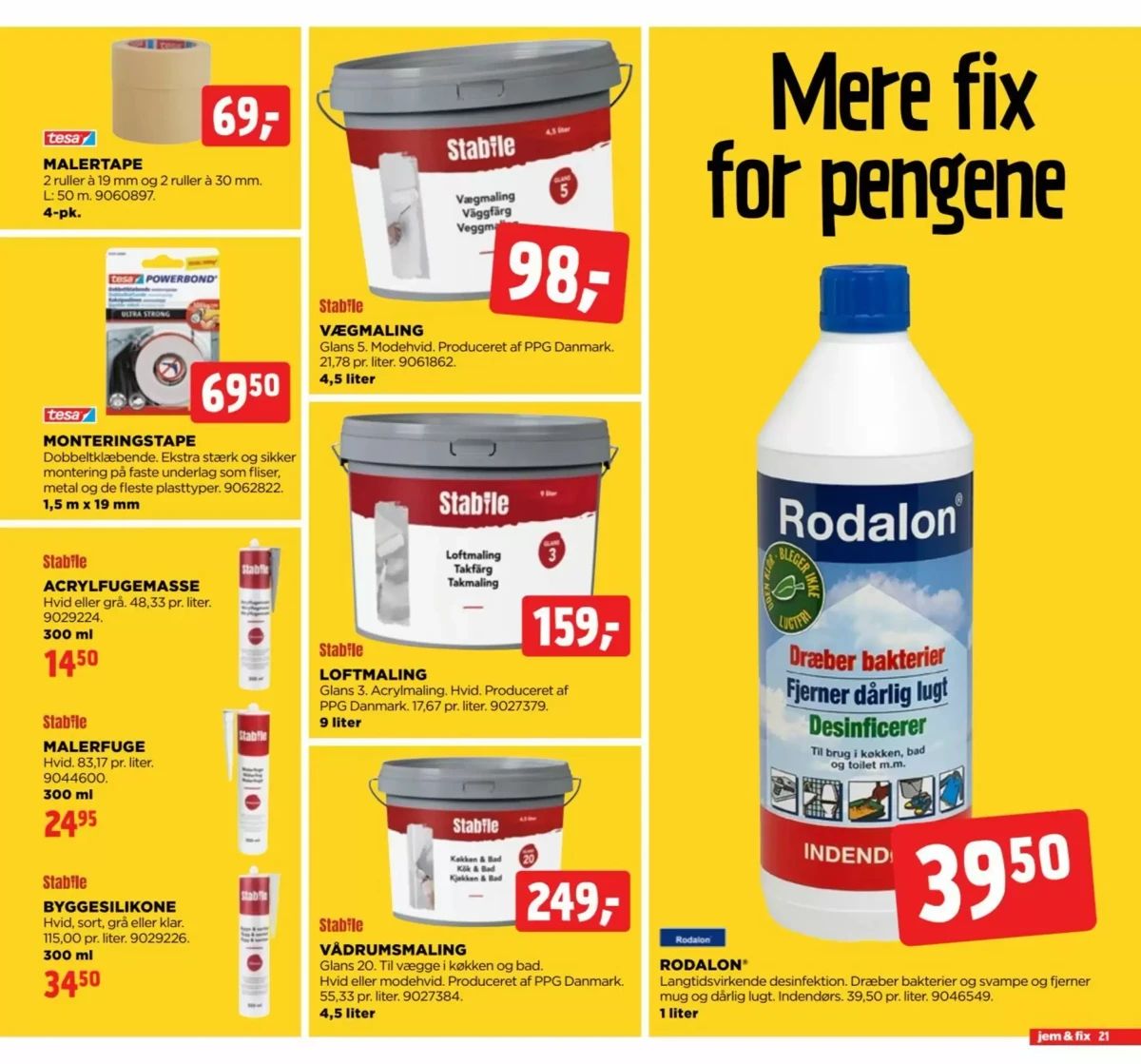 Tilbudsavis fra jem & fix, side 21 af 24