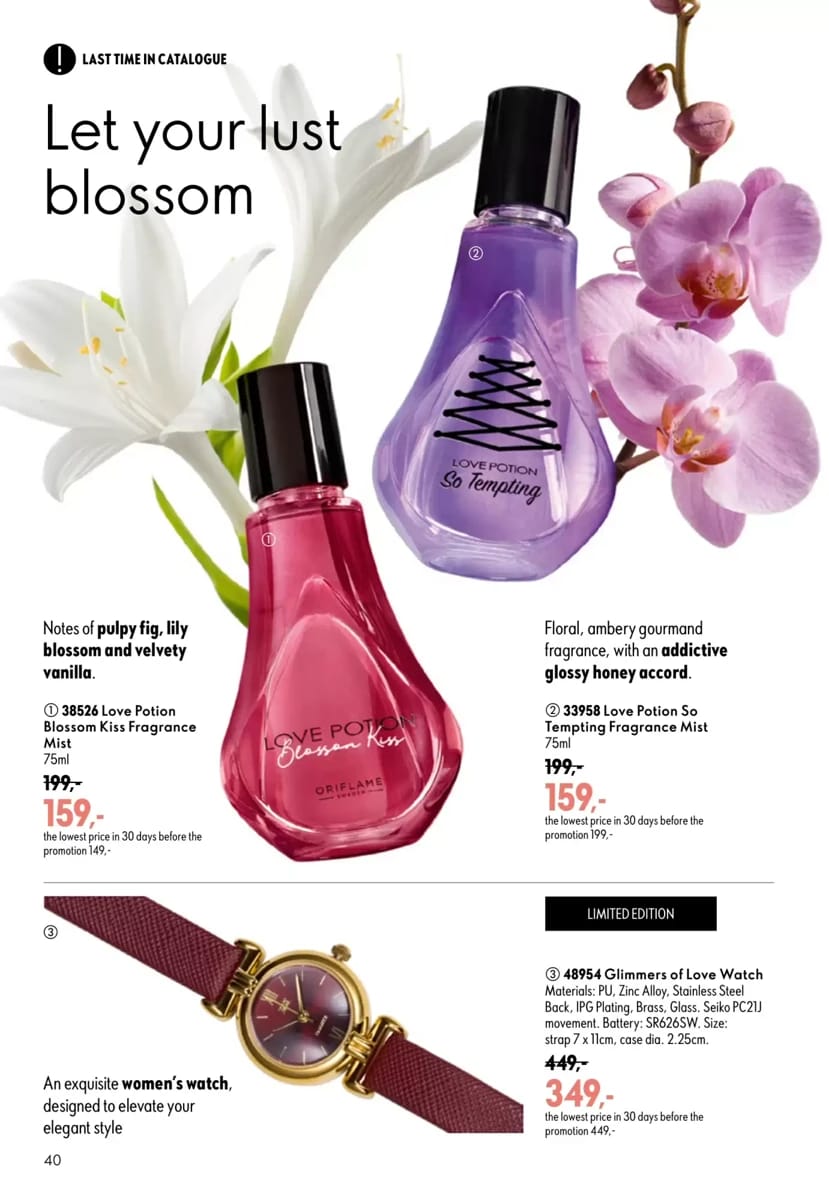 Tilbudsavis fra Oriflame, side 40 af 148