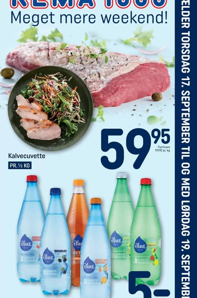 Forside af tilbudsavisen fra REMA 1000, gældende 17–20 september 2026